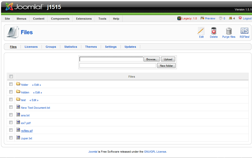 Joomla!® File and Download Manager RSFiles!