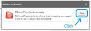 jomsocial browse applications