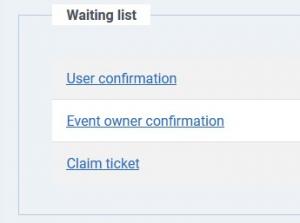 Waiting list emails