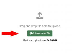 And drag / drop / browse for the newly downloaded package.