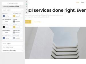 Front-End Customizer