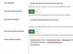 RSDirectory Layout configuration.