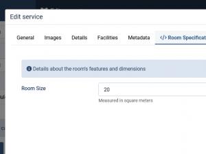Services Field Groups tab