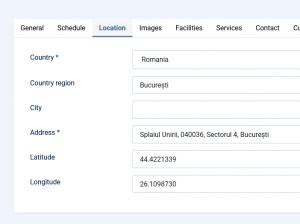 Configure property location