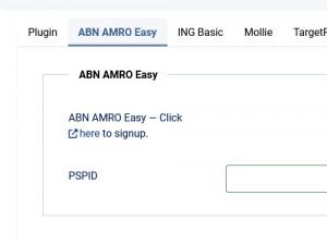 iDeal Plugin ABN AMRO Easy Tab