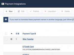 Payment Integrations