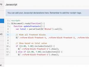 The JavaScript Code