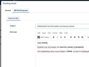 Configure Emails