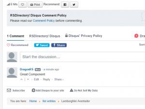 RSDirectory! Disqus Commenting System