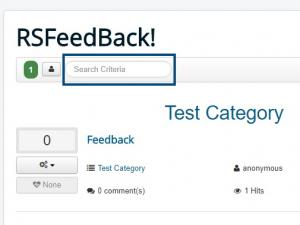 RSFeedback! Search plugin
