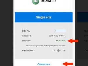 Make sure the RSMail! Pro subscription you've purchased from us is active and the Update Code has been generated for that subscription.