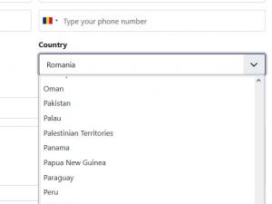 Step 2 - add the Countries List