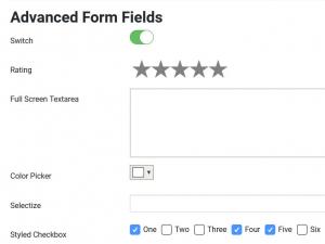 Advanced Form Fields