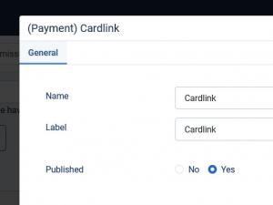 Cardlink payment field