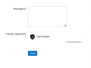 Friendly Captcha on the form
