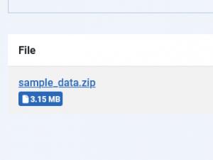Import Sample Data