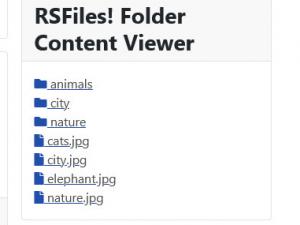 Folder Content Viewer module