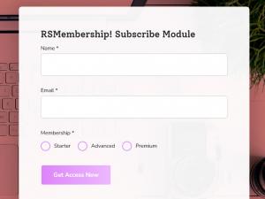 RSMembership! Subscribe Module on RSRadda!