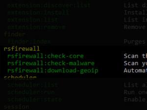 RSFirewall! CLI commands list