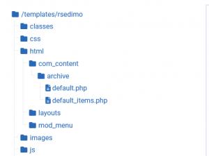 Joomla! Content overrides