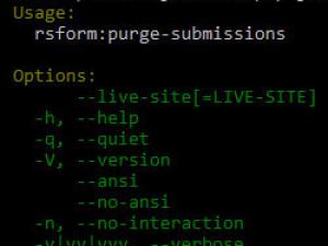 Deleting Old submissions CLI command