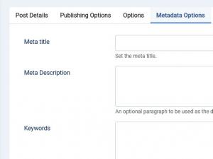 Metadata options