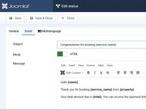 Email Tab