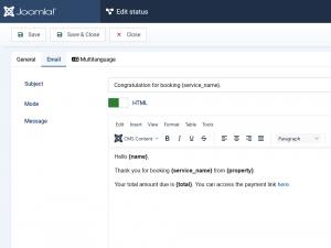 Status Emails