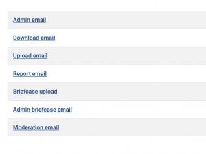 Email Settings