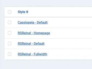 Step 5: Access System > Templates > Site Template Styles