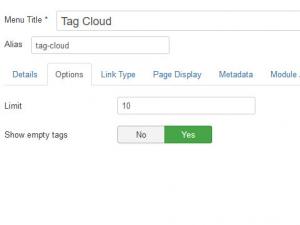 RSBlog! Tag Cloud menu item