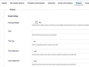 Widgets