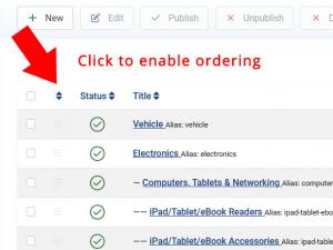 Enable ordering