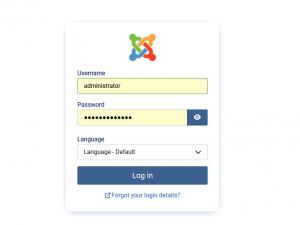 Joomla! Administrator Login