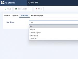 Searchable Tab