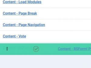 Drag and drop to chenge the Content - RSForm!Pro plugin ordering