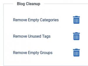 Blog Cleanup