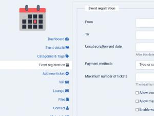 Events Registration
