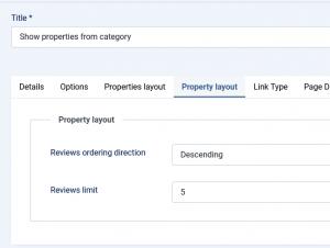 Property layout