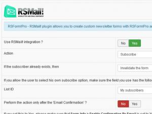 RSForm!Pro - RSMail!