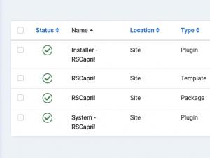 Uninstall RSCapri! Package