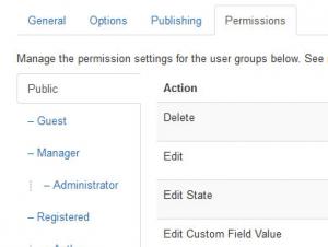 Setting up custom fields permissions