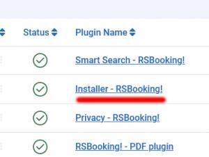 Installer - RSBooking!