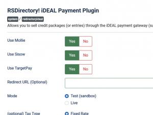 RSDirectory! iDeal configuration