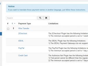 Payment Integrations