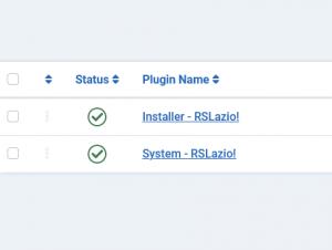 Go to RSLazio! Installer Plugin