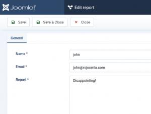 Edit a Report