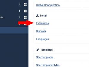 Joomla! Extensions Installer