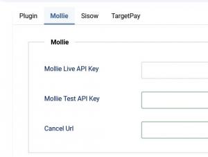 Mollie configuration