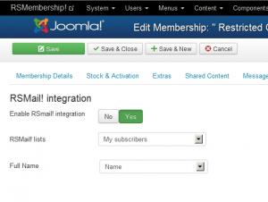 RSMail! integration